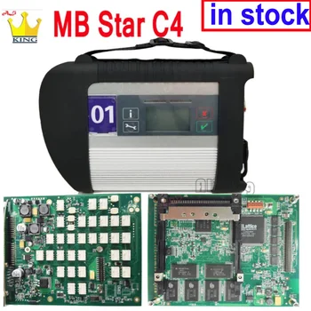 2023.09 Полночиповый сканер MB Star C4 SD Connect Multiplexer с функцией WIFI Star C4 SD для диагностики автомобилей/грузовиков (12V/24V)