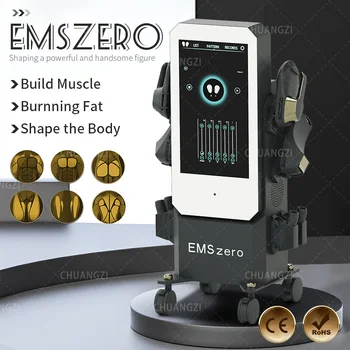 EMSzero RF EMS Sculpt Body Machine 2024 6500W 14 Тесла HI-EMT Электромагнитный Стимулятор Для Похудения Мышц DLS-EMSLIM