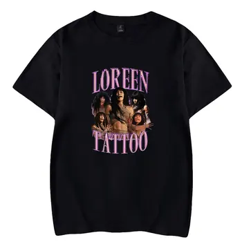 Loreen, торговая марка шведской певицы Impressão, футболка Унисекс, Модная футболка с гравировкой Estilo, повседневная футболка Manga Curta, уличная одежда