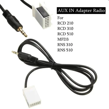 Автоматический USB 3,5 мм Адаптер AUX IN Радио MP3-плеер Кабель для кабеля для VW/RCD210 310 510 MFD3 серии RNS 310 RNS 510
