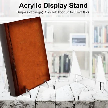 Держатель для хранения виниловых пластинок Акриловая Подставка для дисплея пластинок Портативная Подставка для показа книг