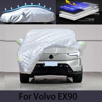 Для автомобиля Volvo EX90 чехол для защиты от града, автоматическая защита от дождя, защита от царапин, защита от отслаивания краски, автомобильная одежда