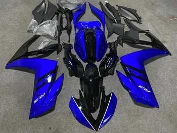 Комплект обтекателя мотоцикла Подходит для Yamaha R25 15-18 лет R3 2015 2016 2017 2018 Обтекатель Черный синий