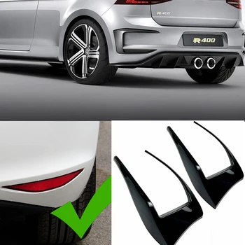 Модификация экстерьера для Volkswagen Golf 7 2012-2015 Воздушный нож заднего бампера R400 Задний воздушный нож ABS для стайлинга автомобилей