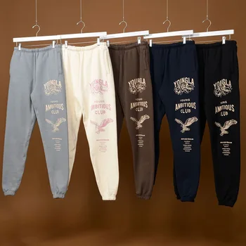 Модный бренд, продающий Новые осенние мужские спортивные штаны в Европе и Соединенных Штатах, Длинные спортивные брюки для отдыха и фитнеса