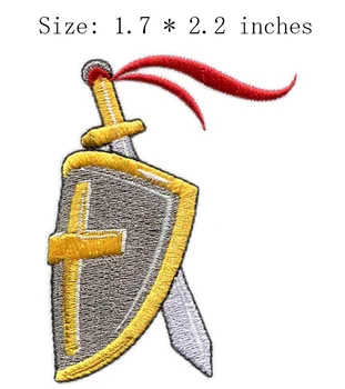 Нашивка для вышивки General shield шириной 1,7 дюйма /подарок для мальчика/клеевая нашивка