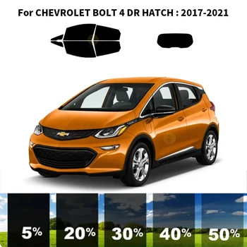 Предварительно Обработанная нанокерамика car UV Window Tint Kit Автомобильная Оконная Пленка Для CHEVROLET BOLT 4 DR HATCH 2017-2021